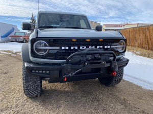 Ford Bronco Winch Mount with Bull Bar | 2021+ Modular Bumper – Buckle Up Off Road