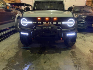 Ford Bronco Winch Mount with Bull Bar | 2021+ Modular Bumper – Buckle Up Off Road