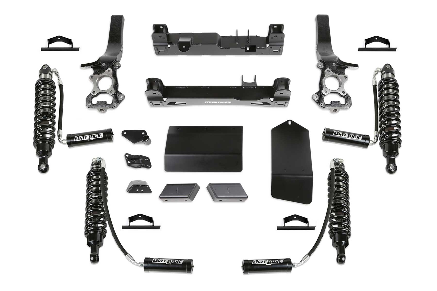 Fabtech 5in Lift Kit w/ Dirt Logic 2.5 Resi Coilovers 21-24 Ford Bronco | K2395DL