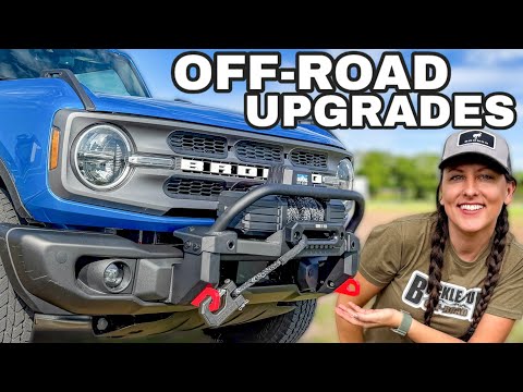 Ford Bronco off-road recovery test with Buckle Up Off Road winch mount and bull bar
