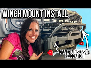 Installation video of modular bumper winch mount and bull bar on 2021+ Ford Bronco