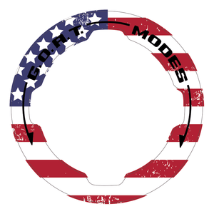 StickerFab Drive Mode to GOAT Mode Dial Ring Overlay - 2024+ Ranger & Ranger Raptor
