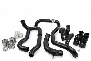 Process West Intercooler Black Piping Kit compatible with Factory Intercooler and Stage 1 PW for 24+ Ranger Raptor 22+ Bronco Raptor | PRW-PWRR01B-pipe