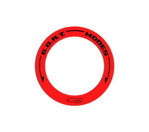 StickerFab Drive Mode to GOAT Mode Dial Ring Overlay - 2024+ Ranger & Ranger Raptor