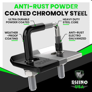 Rhino USA Hitch Tightener Anti-Rattle Clamp For 2In Receiver | RNO-HTCH-TGHTNR