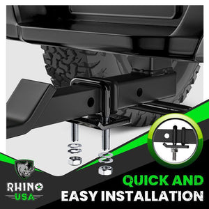 Rhino USA Hitch Tightener Anti-Rattle Clamp For 2In Receiver | RNO-HTCH-TGHTNR