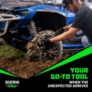 Rhino USA Folding Recovery Shovel W/Pick | RNO-ETOOL