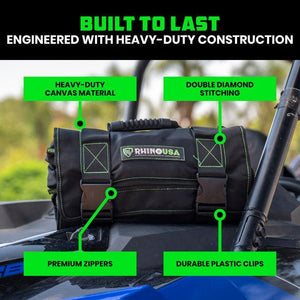 Rhino USA Heavy Duty Off-Road Tool Bag/Roll Black | RNO-TOOL-ROLL