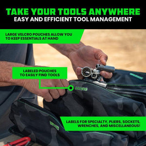 Rhino USA Heavy Duty Off-Road Tool Bag/Roll Camo | RNO-TOOLROLL-CAMO