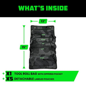 Rhino USA Heavy Duty Off-Road Tool Bag/Roll Camo | RNO-TOOLROLL-CAMO