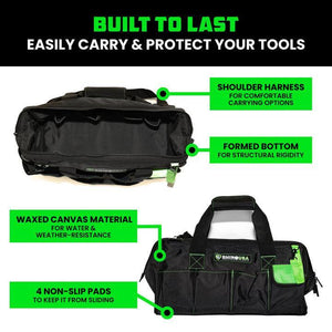 Rhino USA Heavy Duty Tool Bag (Black) | RNO-TOOLBAG-BLK