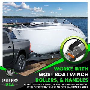 Rhino USA 2In X 20Ft Boat Winch Strap With Hook | RNO-WNCH-STRP