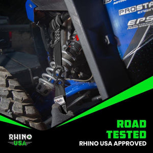 Rhino USA Soft Loops Motorcycle Tie-Down Set 4-Pack Black | SOFT4PACK-BLK