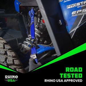 Rhino USA Soft Loops Motorcycle Tie-Down Set 4-Pack Blue | SOFT4PACK-BLU