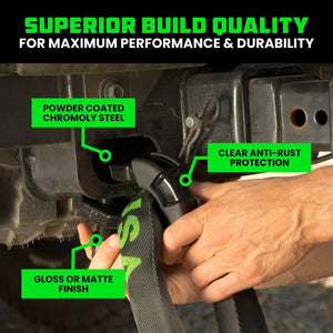 Rhino USA 8T Super Shackle 2-Pack (Black) | SUPERSHACK-BLK