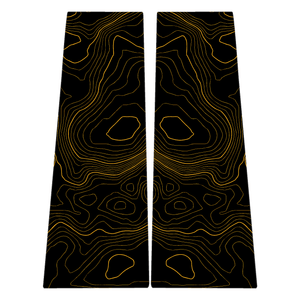 StickerFab Topographic B Pillar Overlays - 2024+ Ranger