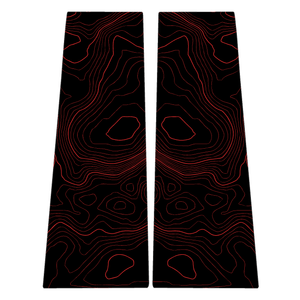 StickerFab Topographic B Pillar Overlays - 2024+ Ranger
