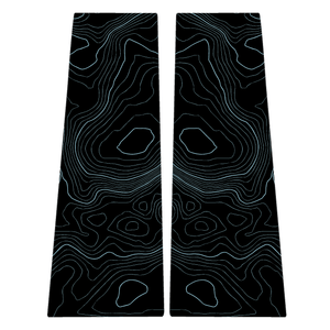 StickerFab Topographic B Pillar Overlays - 2024+ Ranger