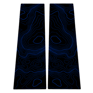 StickerFab Topographic B Pillar Overlays - 2024+ Ranger