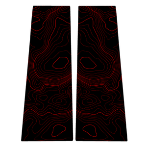 StickerFab Topographic B Pillar Overlays - 2024+ Ranger