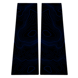 StickerFab Topographic B Pillar Overlays - 2024+ Ranger