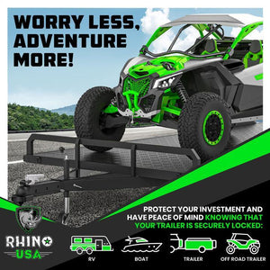 Rhino USA 2In Trailer Coupler Hd Lock Kit-2-Piece | TRL-LOCK-KIT
