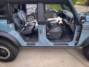 StickerFab Vinyl Door Sill Protectors - 2021+ Ford Bronco 4 Door