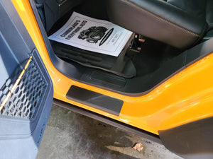 StickerFab Vinyl Door Sill Protectors - 2021+ Ford Bronco 4 Door