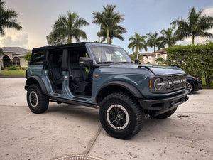 StickerFab Vinyl Door Sill Protectors - 2021+ Ford Bronco 4 Door