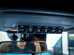 Printed Series Auxiliary Switch Labels (Upfitter) - 2021+ Bronco / F-150 Tremor / F-150 Raptor / Ranger Tremor