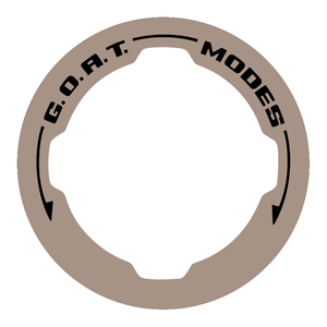 StickerFab Printed Series GOAT Mode Dial Ring Overlay V2 - 2021+ Ford Bronco