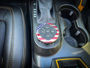 StickerFab Printed Series GOAT Mode Dial Ring Overlay V2 - 2021+ Ford Bronco