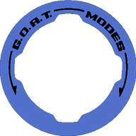 StickerFab Printed Series GOAT Mode Dial Ring Overlay V2 - 2021+ Ford Bronco