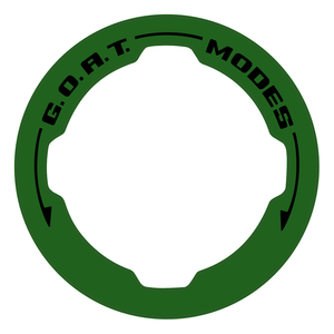 StickerFab Printed Series GOAT Mode Dial Ring Overlay V2 - 2021+ Ford Bronco