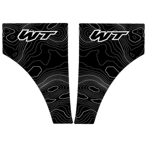 Topo American Flag Fender Overlays (Clear) - 2021+ Bronco