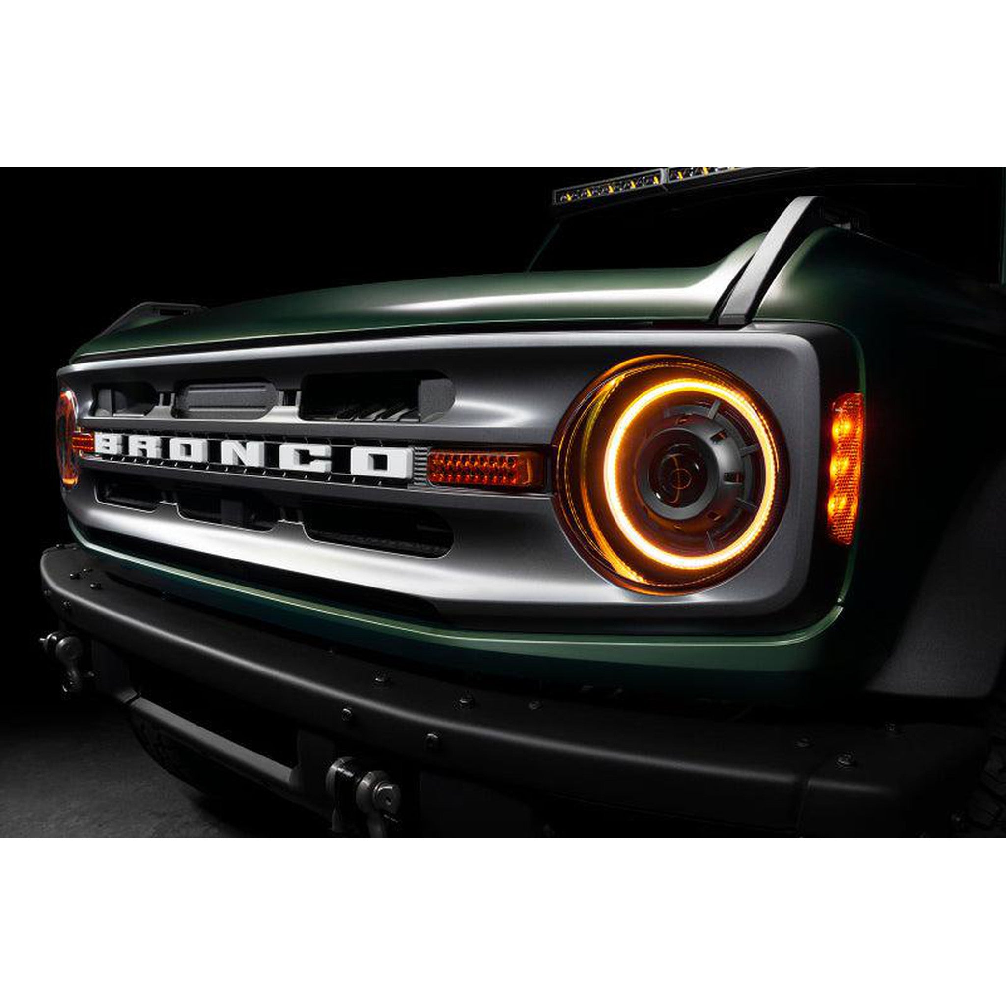 Oracle Oculus Bi-LED Projector Headlights - Amber/White Switchback for 2021+ Ford Bronco