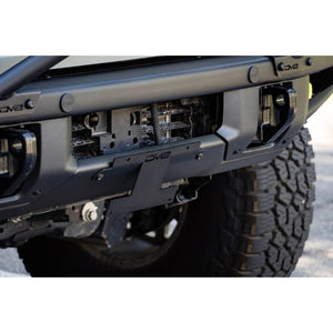 DV8 Offroad Factory Front Bumper Licence Relocation Bracket - Front for 2021+ Ford Bronco | dveLPBR-01