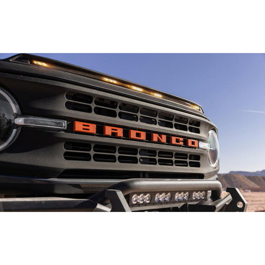 AVS Aeroskin Lightshield Hood Protector - Black for 2021+ Ford Bronco | avs753183