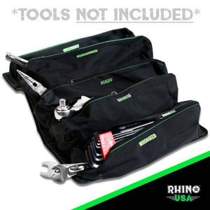 Rhino USA Heavy Duty Off-Road Tool Bag/Roll Black | RNO-TOOL-ROLL