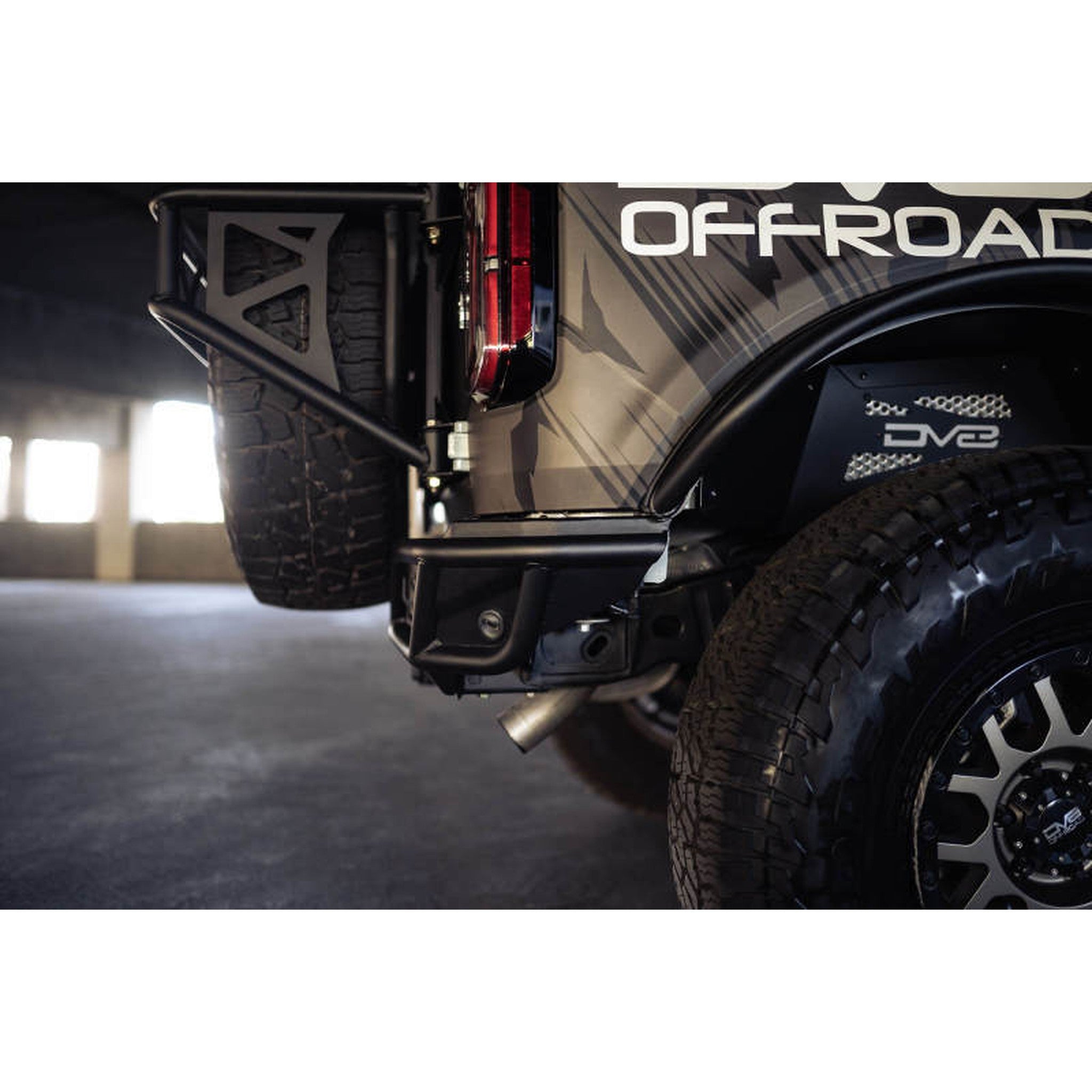 DV8 Offroad Competition Series Rear Bumper for 2021+ Ford Bronco | dveRBBR-04