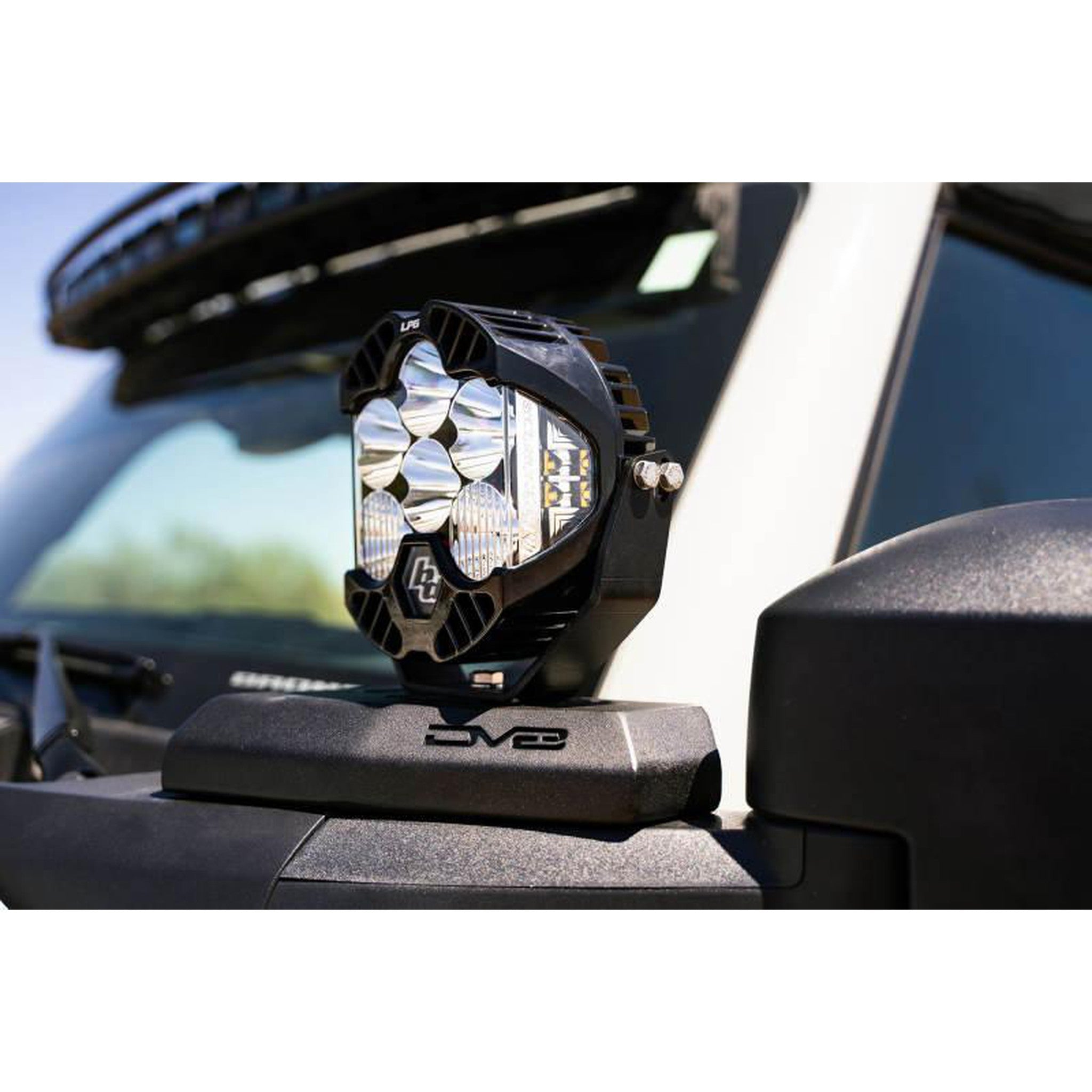 DV8 Offroad A-Pillar Pod Light Mounts for 2021+ Ford Bronco | dveLBBR-02