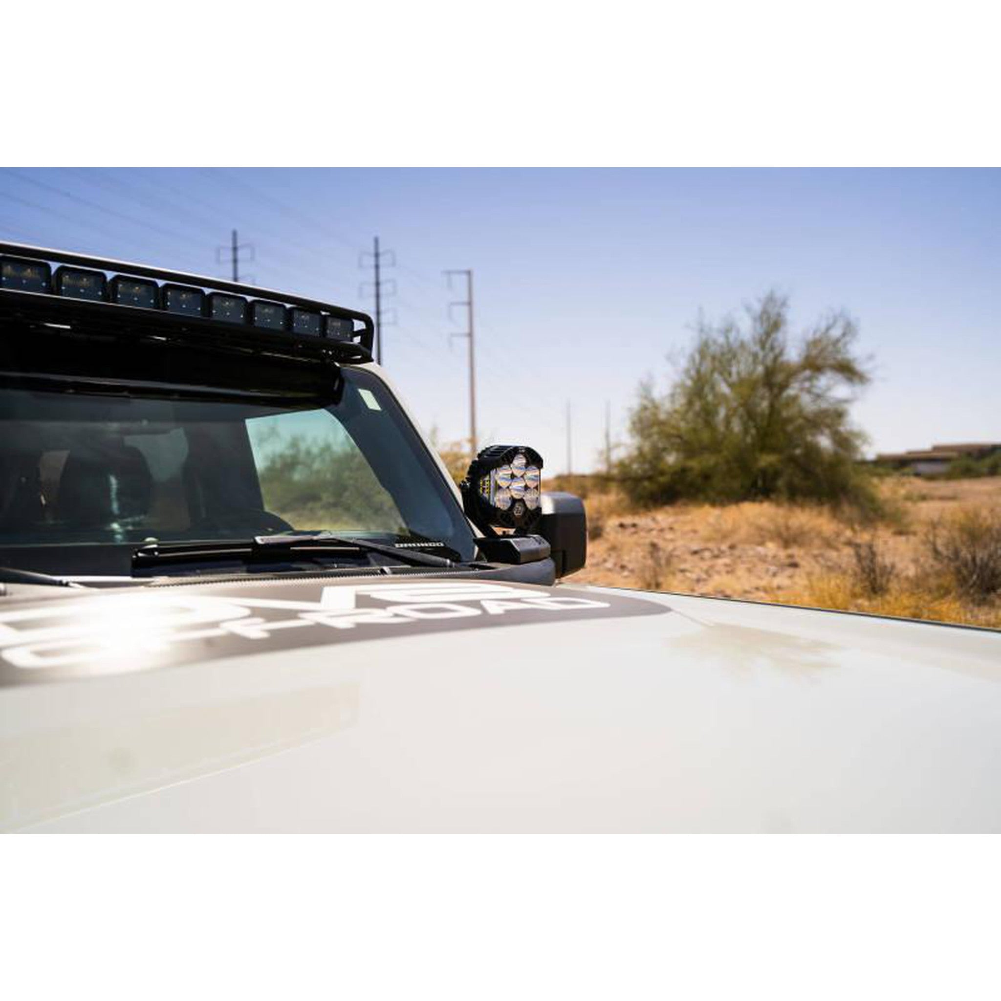 DV8 Offroad A-Pillar Pod Light Mounts for 2021+ Ford Bronco | dveLBBR-02