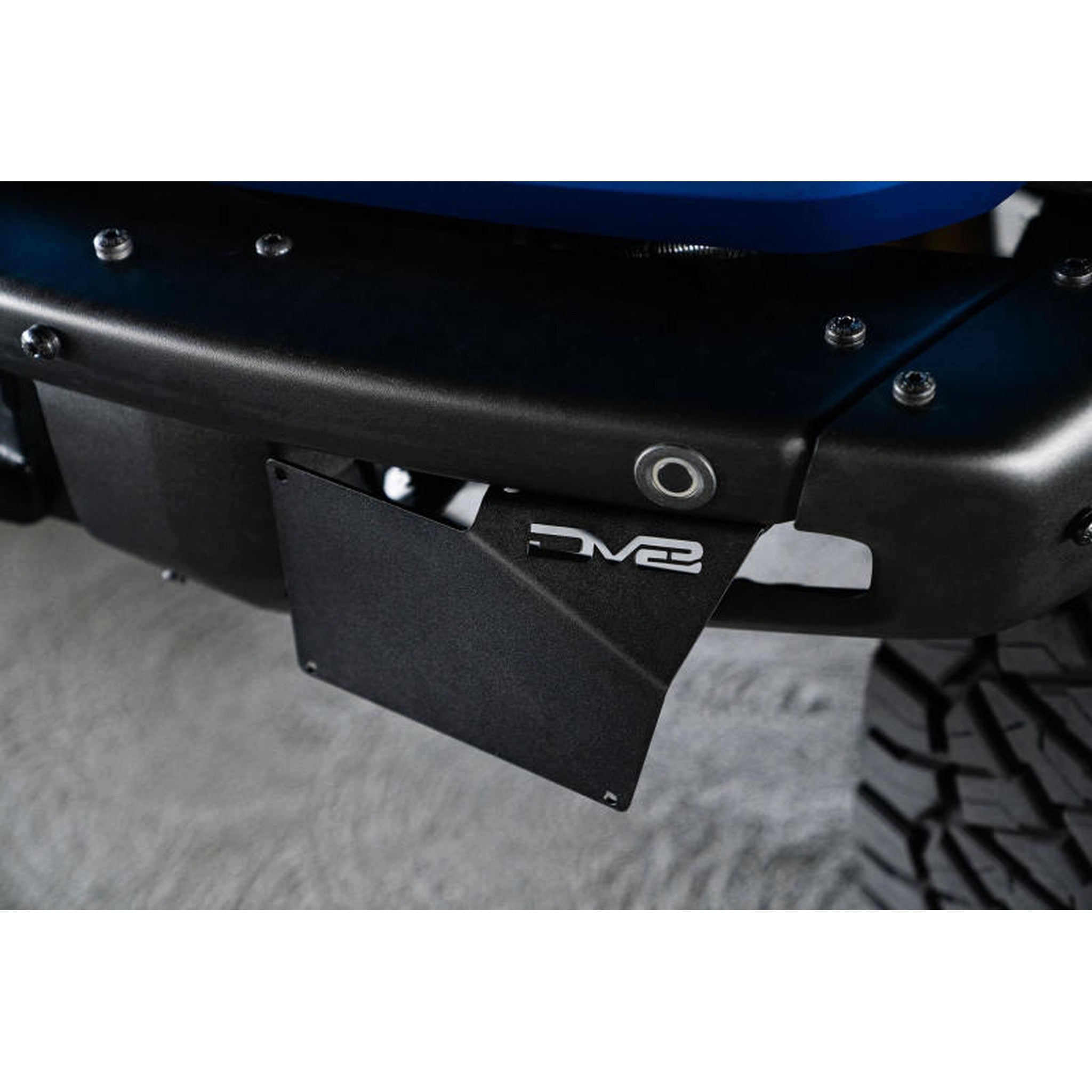 DV8 Offroad Factory Front Bumper License Relocation Bracket - Side for 2021+ Ford Bronco | dveLPBR-02