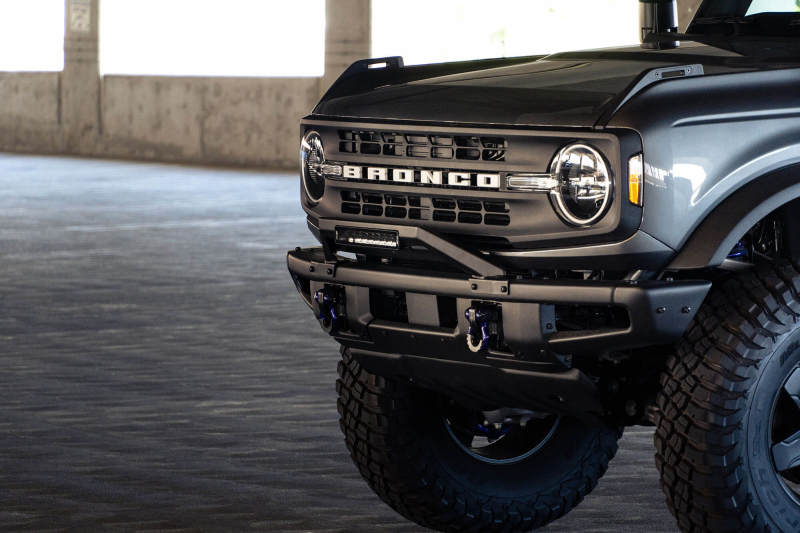 DV8 Offroad Factory Modular Front Bumper Bull Bar for 2021+ Ford Bronco | dveLBBR-04