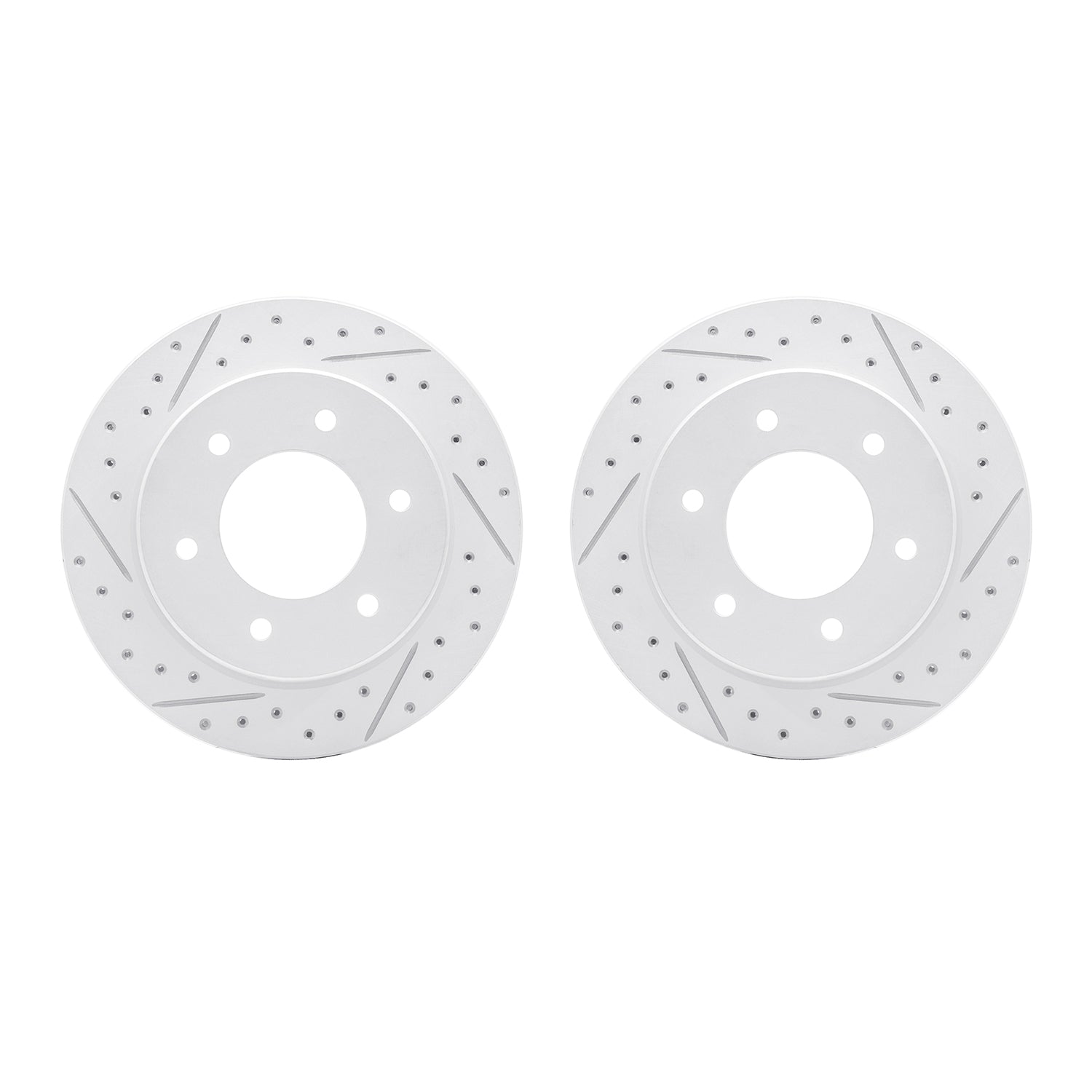 R1 Concepts RNC Geo-Carbon Drilled & Slotted Brake Rotor - 2021+ Ford Bronco 2019+ Ford Ranger Rear | dfc2002-54172