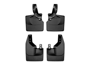 WeatherTech No Drill Mud Flaps for 2021+ Ford Bronco w/ 315 Tires & Plastic bumper Front & Rear Set | wet110140-120140