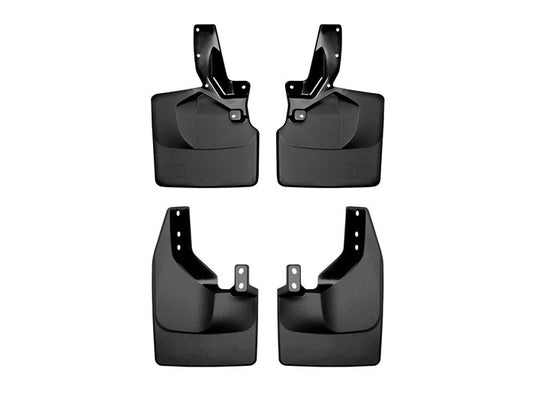 WeatherTech No Drill Mud Flaps for 2021+ Ford Bronco w/ 315 Tires & Plastic bumper Front & Rear Set