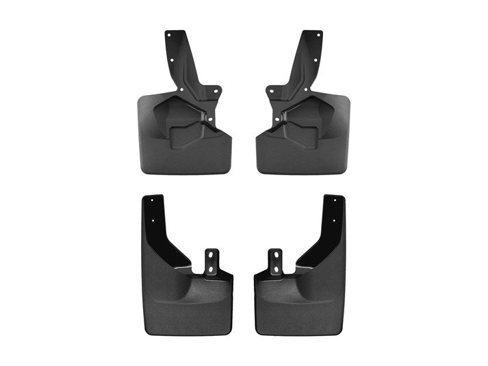 WeatherTech No Drill Mud Flaps for 2021+ Ford Bronco Plastic bumper Front & Rear Set | wet110148-120148