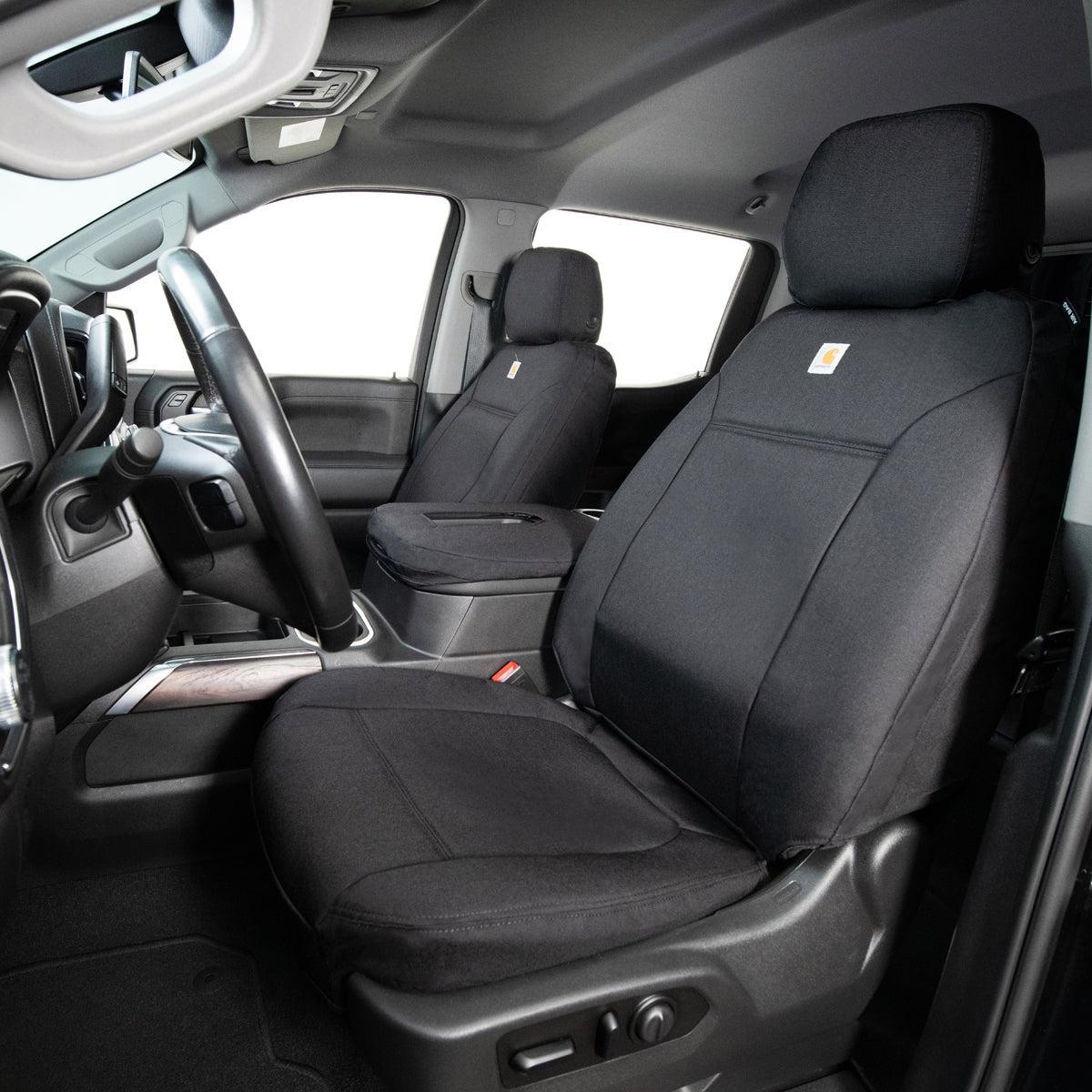 Covercraft Carhartt Super Dux PrecisionFit Custom Front Row Seat Covers Black 21-25 Ford Bronco | GTF4319ABCOBK