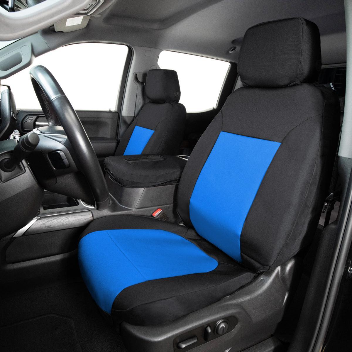 Covercraft Endura Custom Seat Covers Blue/Black 1st Row 21-25 Ford Bronco | GTF4318ABENDB